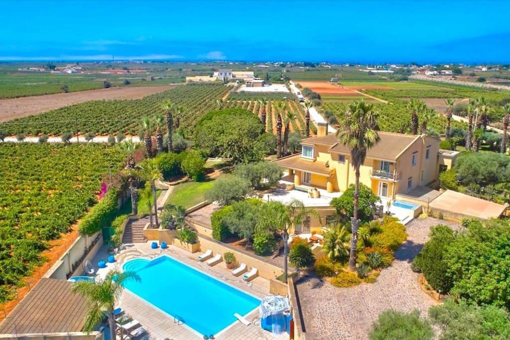 Il Filo Di Perle Luxury Villas Marsala Exterior foto